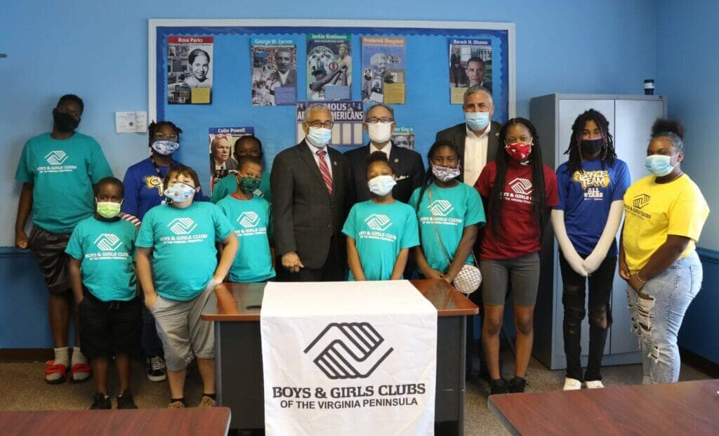 House Education and Labor Chairman Bobby Scott (D-VA) visits Boys & Girls Clubs of the Virginia Peninsula to talk with youth about his career path to Congress and answer questions from Club Kids.