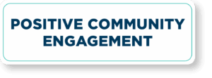 More info about positive community engagement, click to open