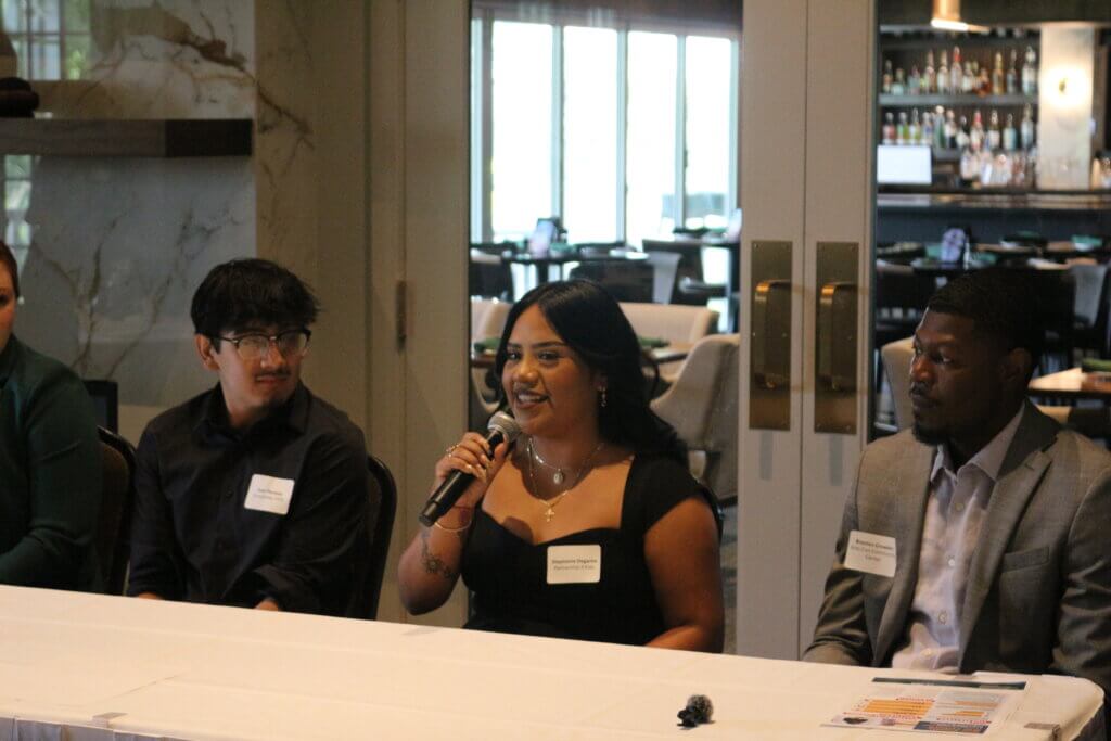 Youth panel from Community Conversation on the State of Youth Programming Convening.